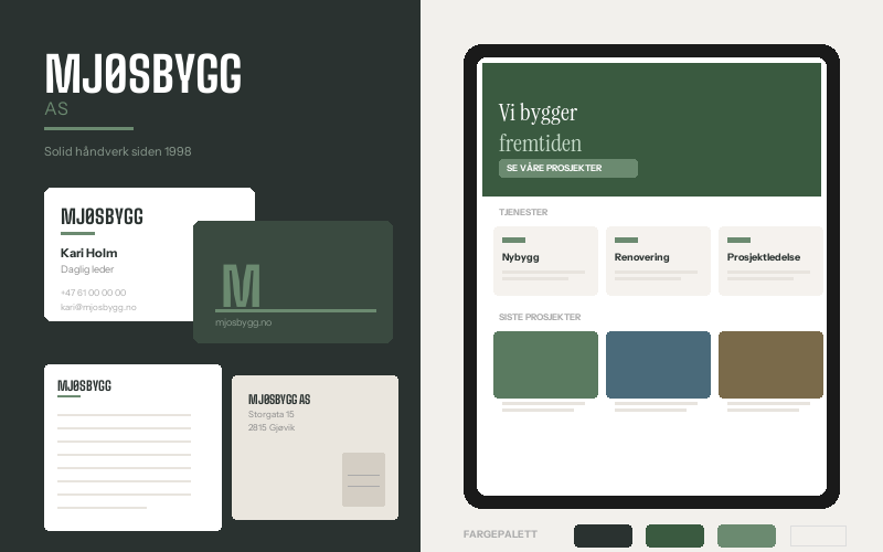 Mjøsbygg AS merkevare